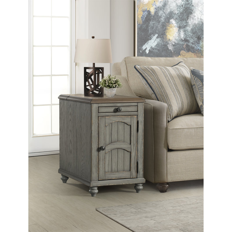 August Grove® Kuzey End Table with Storage & Reviews Wayfair